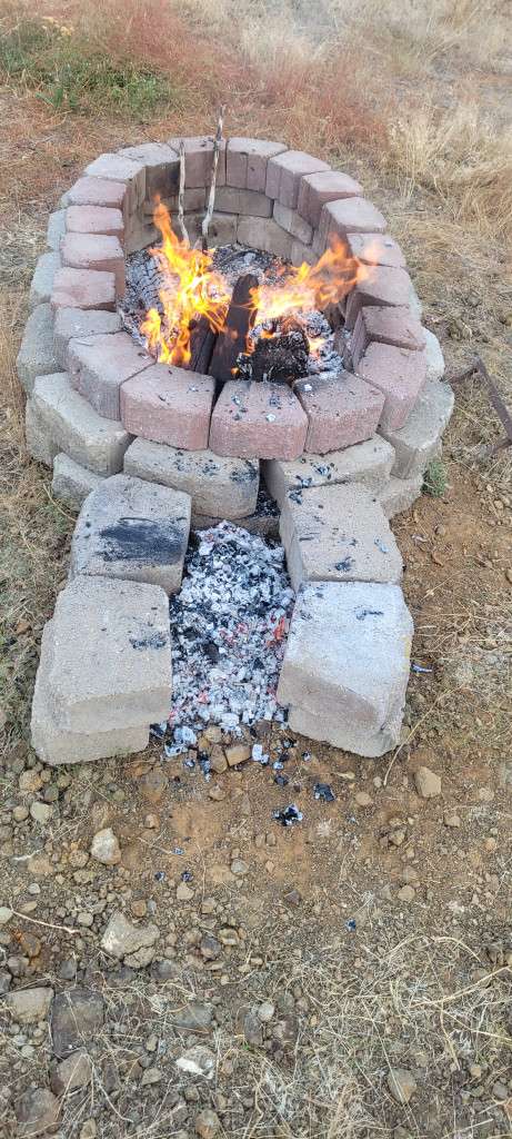 Fire Pit Fall is Beautiful Up At My Property