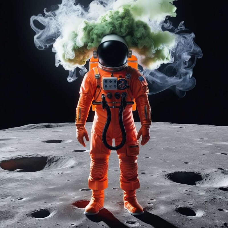 Orange Astronaut