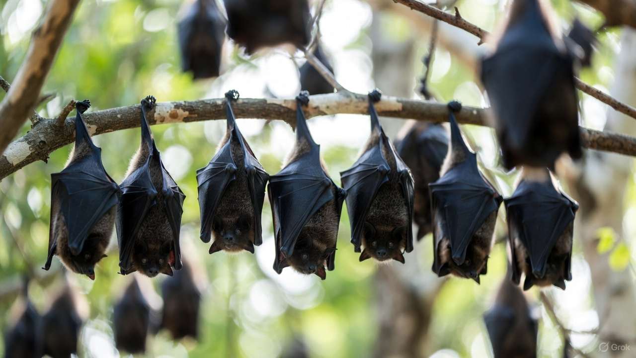 roosting bats