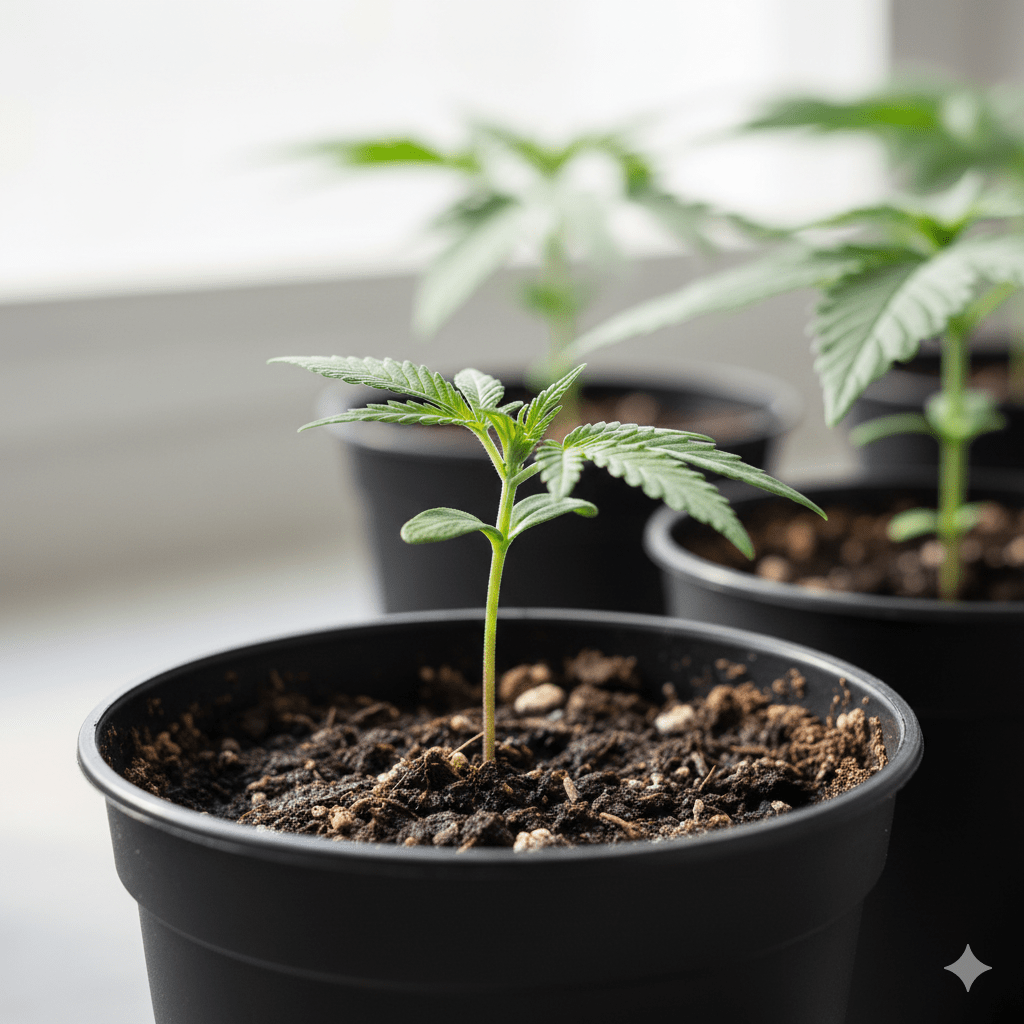 cannabis Sativa Seedling