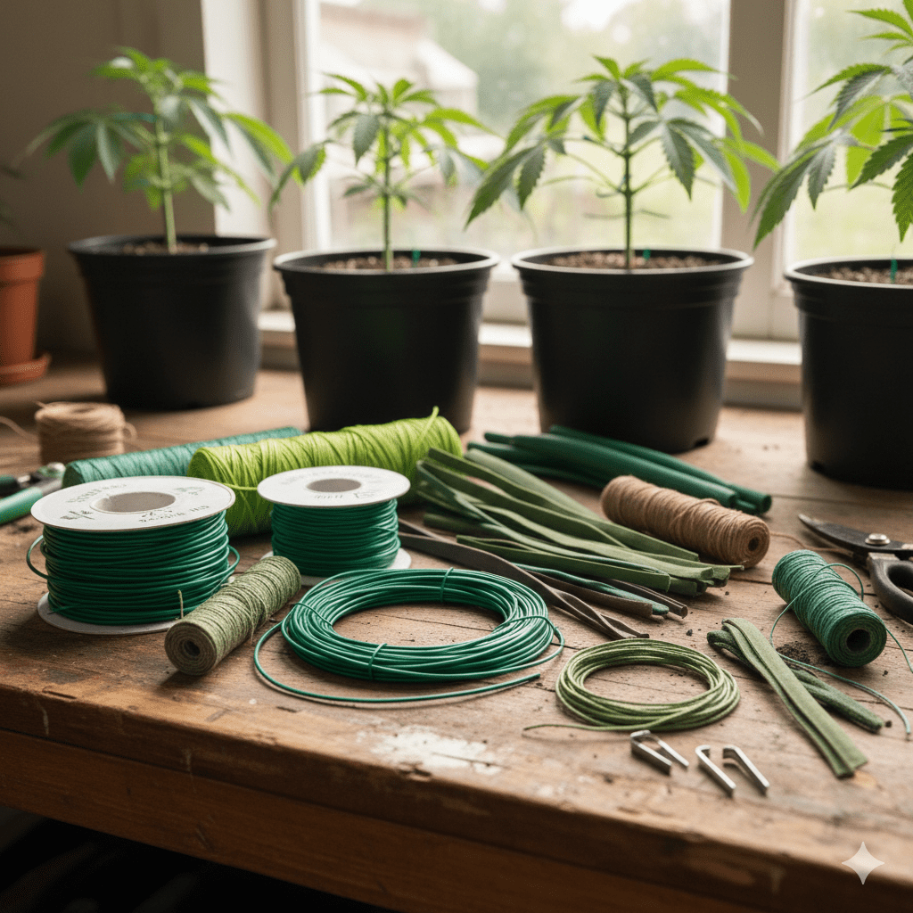 Materials for LST of Cannabis Plants