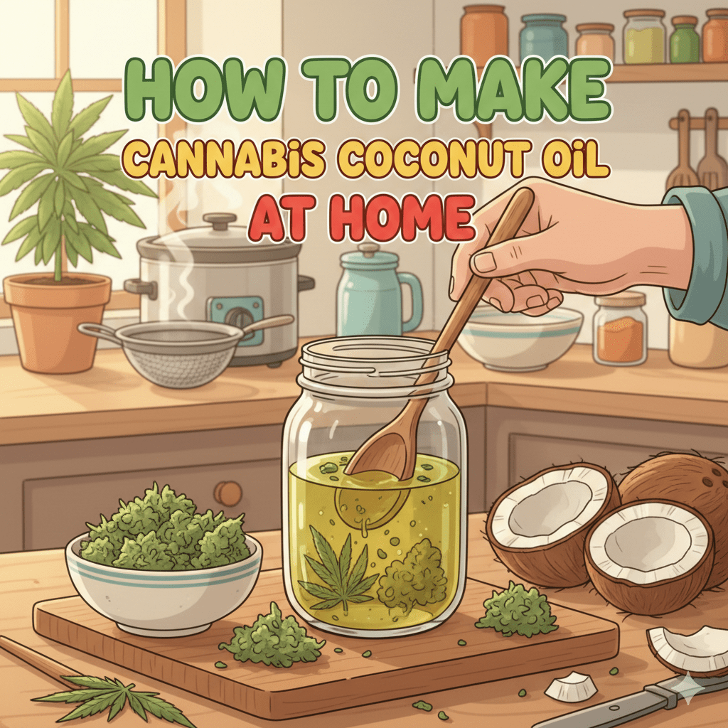 Making cannabis coconut oil