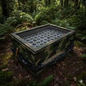 Screened box for sprouting cannabis seeds