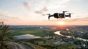 Marijuana eradication drone in action.