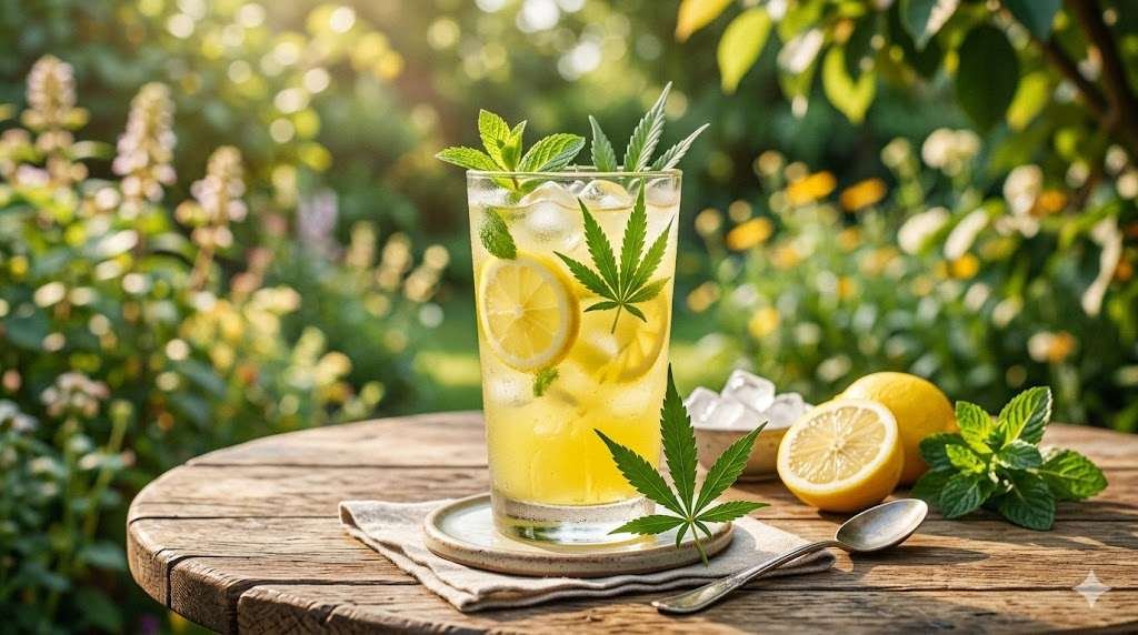 Enjoy the refreshing cannabis infused lemonade in the summer.