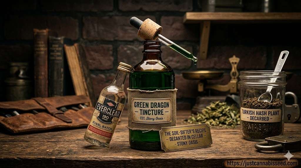 Make alcohol cannabis tincture, or Green Dragon, for an easy to use edible.